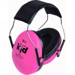 3M Peltor Kid - dětské chrániče sluchu, fluorescenční Hi-Viz, růžové