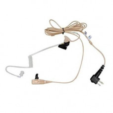 2-Wire Earpiece with clear acoustic tube (Beige)