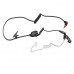 1-Wire Surveillance Kit with in-line microphone and push-to-talk, black